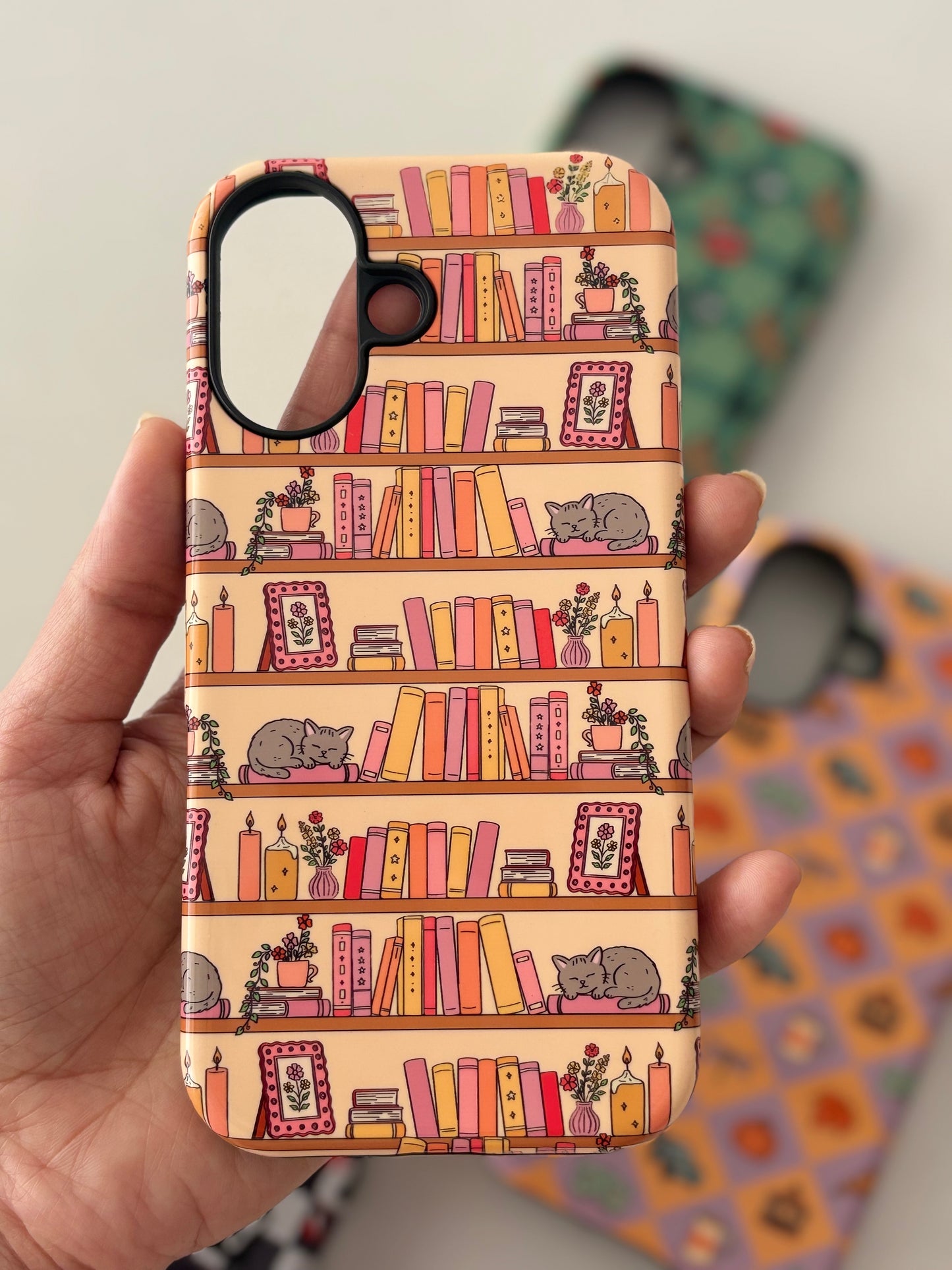 Bookshelf Phone Case