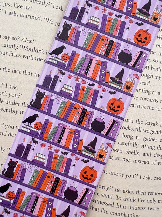 Haunted Bookshelf Bookmark