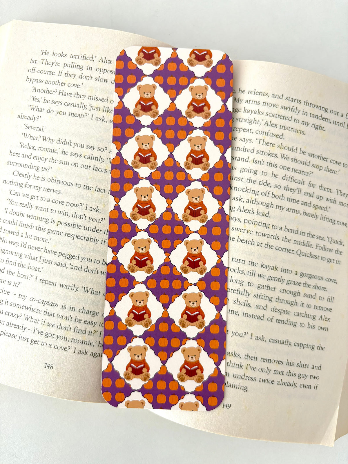 Autumn Teddy Bookmark