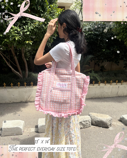 Coquette Reader Tote Bag 🎀