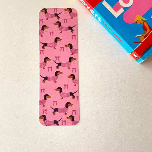 Weenie Dog Bookmark, Cat Bookmark, Dachshund Bookmark