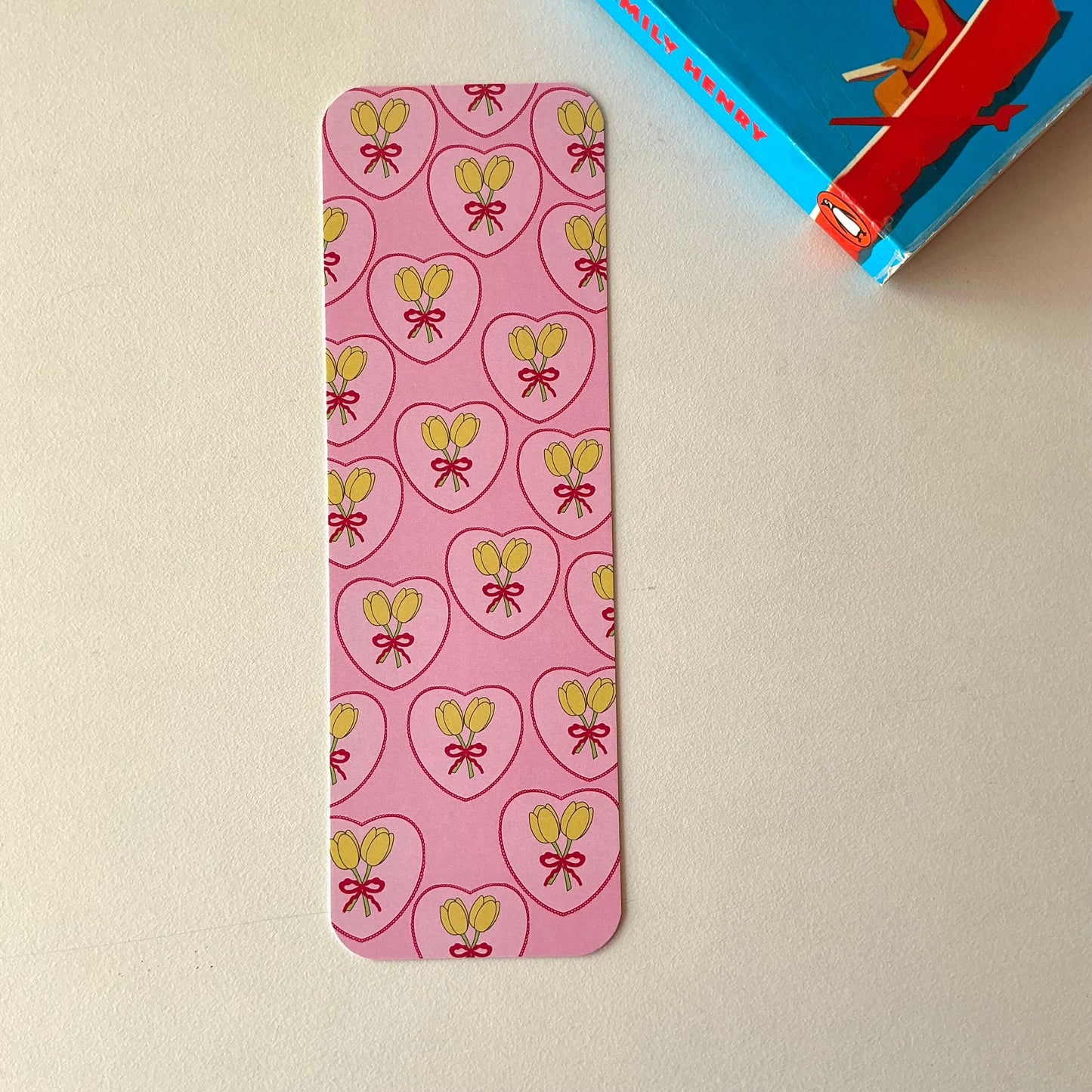 Tulips Bookmark, Floral Bookmark (pack of 2)