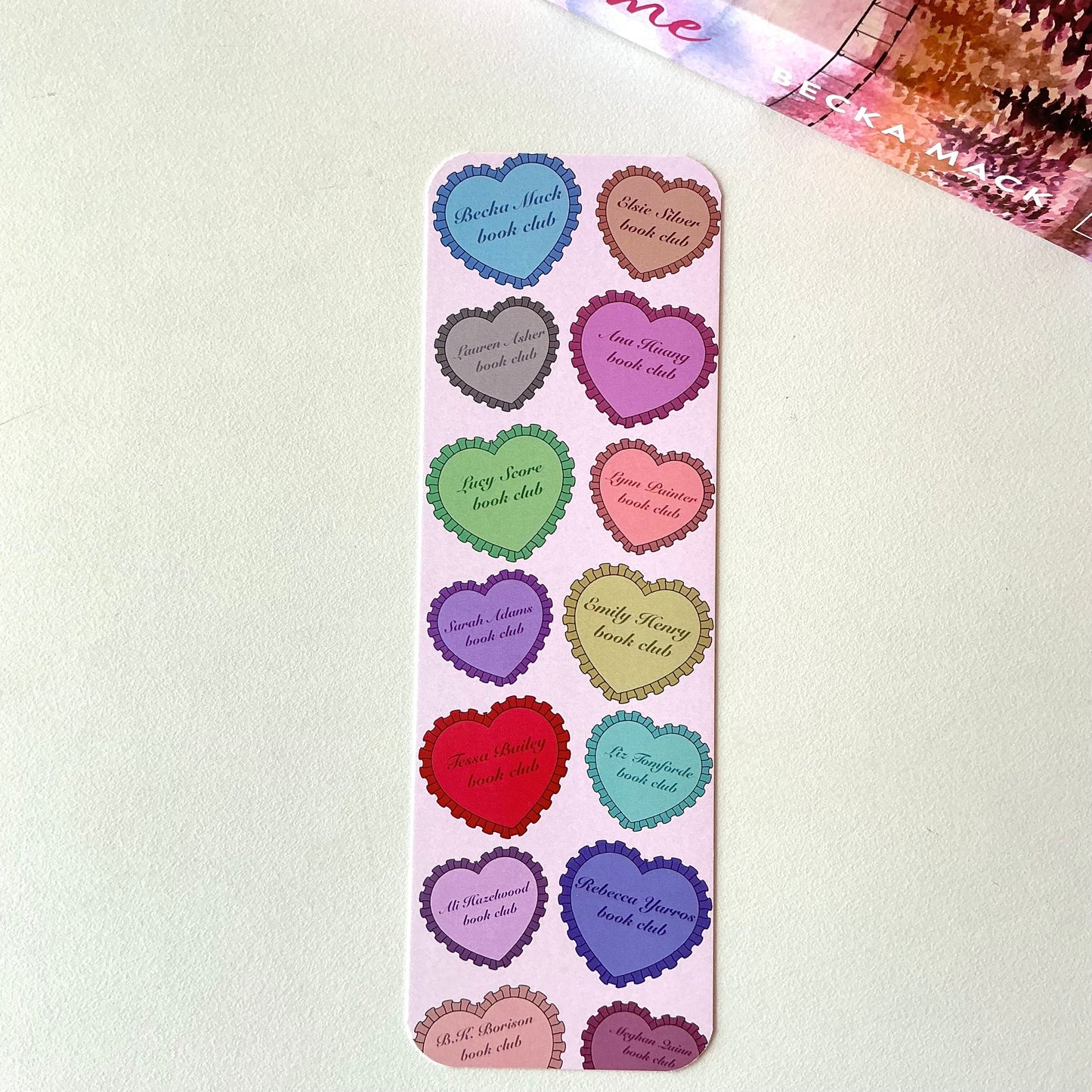 Trope bookmark, authors club bookmark