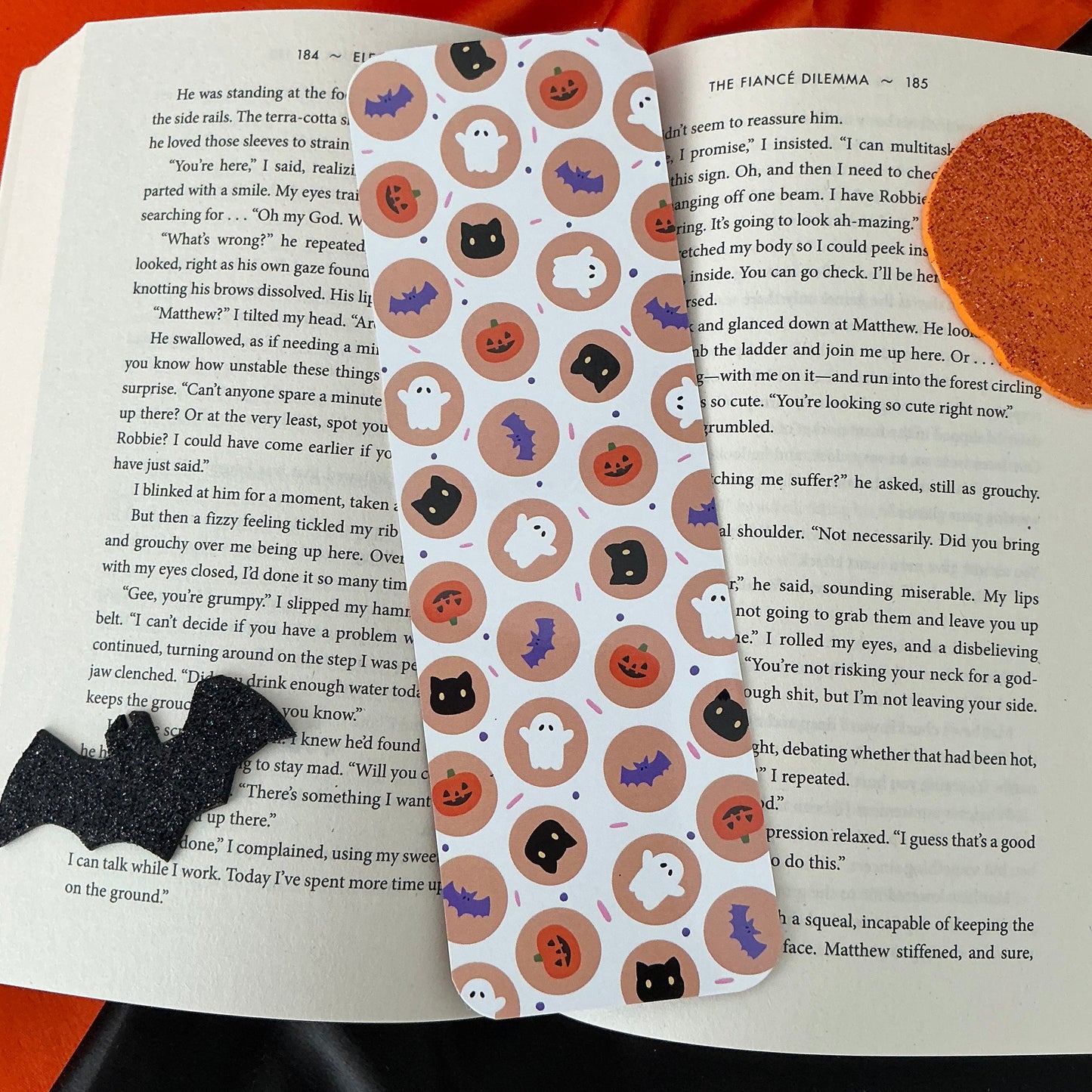 Summerween tote bookmark, Summerween cookies bookmark