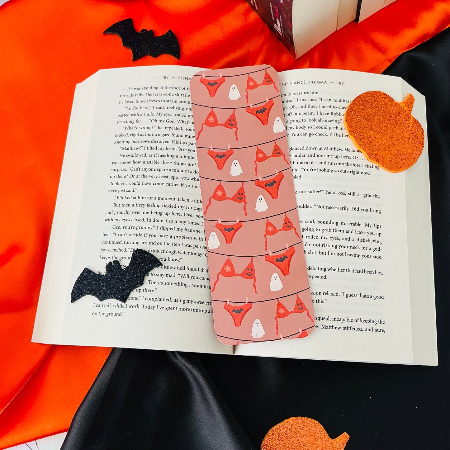Spooky bikini bookmark