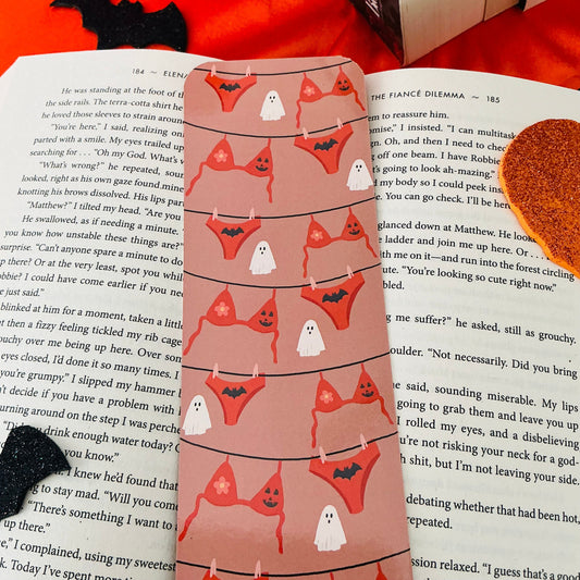Spooky bikini bookmark