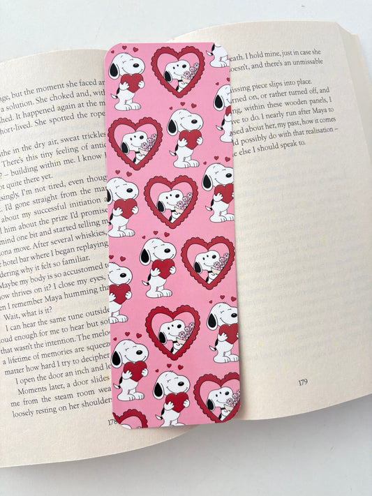 Valentine Snoòpy Bookmark