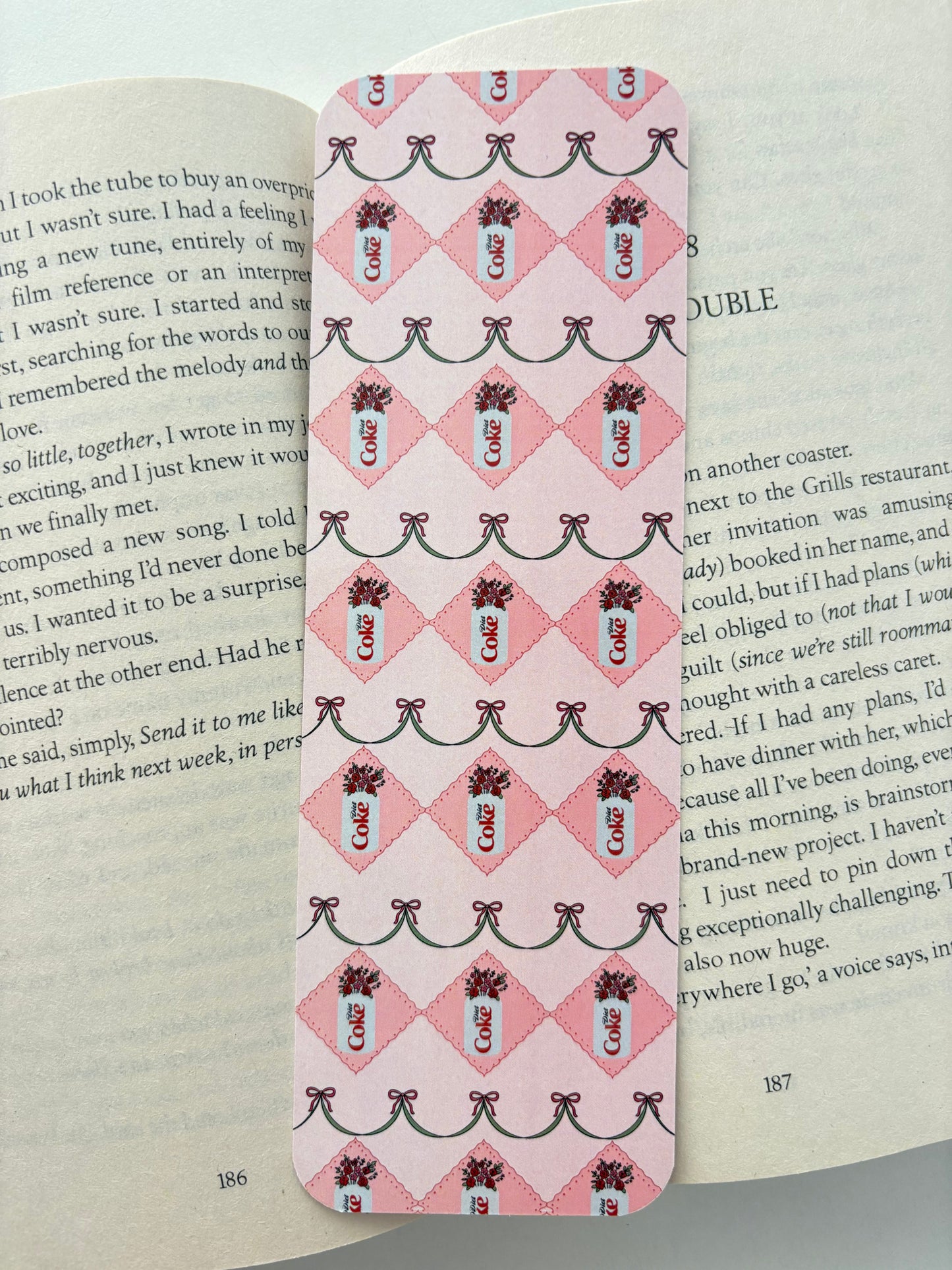 Coquette Dr Pèpper bookmark, Coquette Diet Còke bookmark