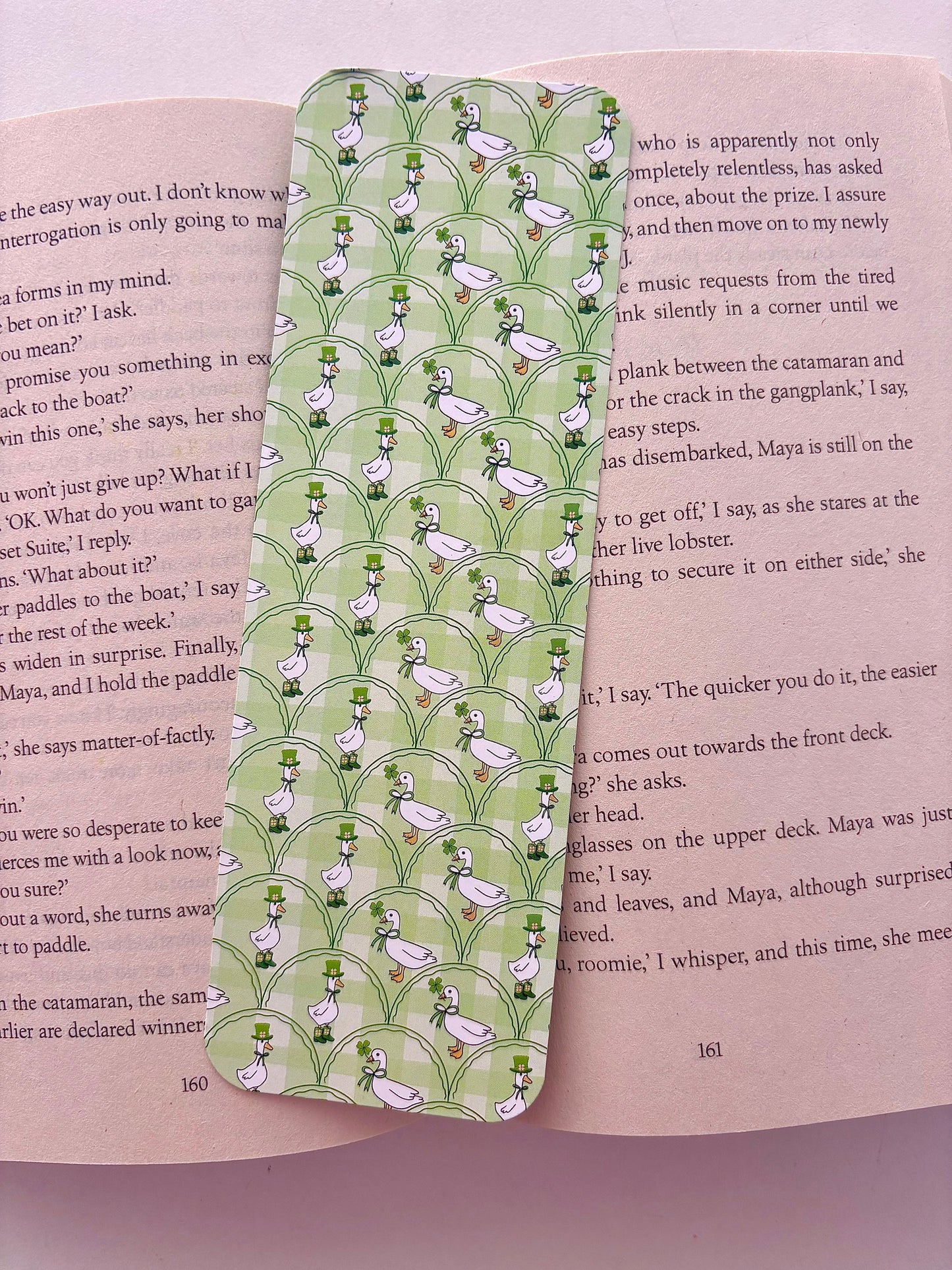Clover bug bookmark, St. Patrick’s Silly goose bookmark