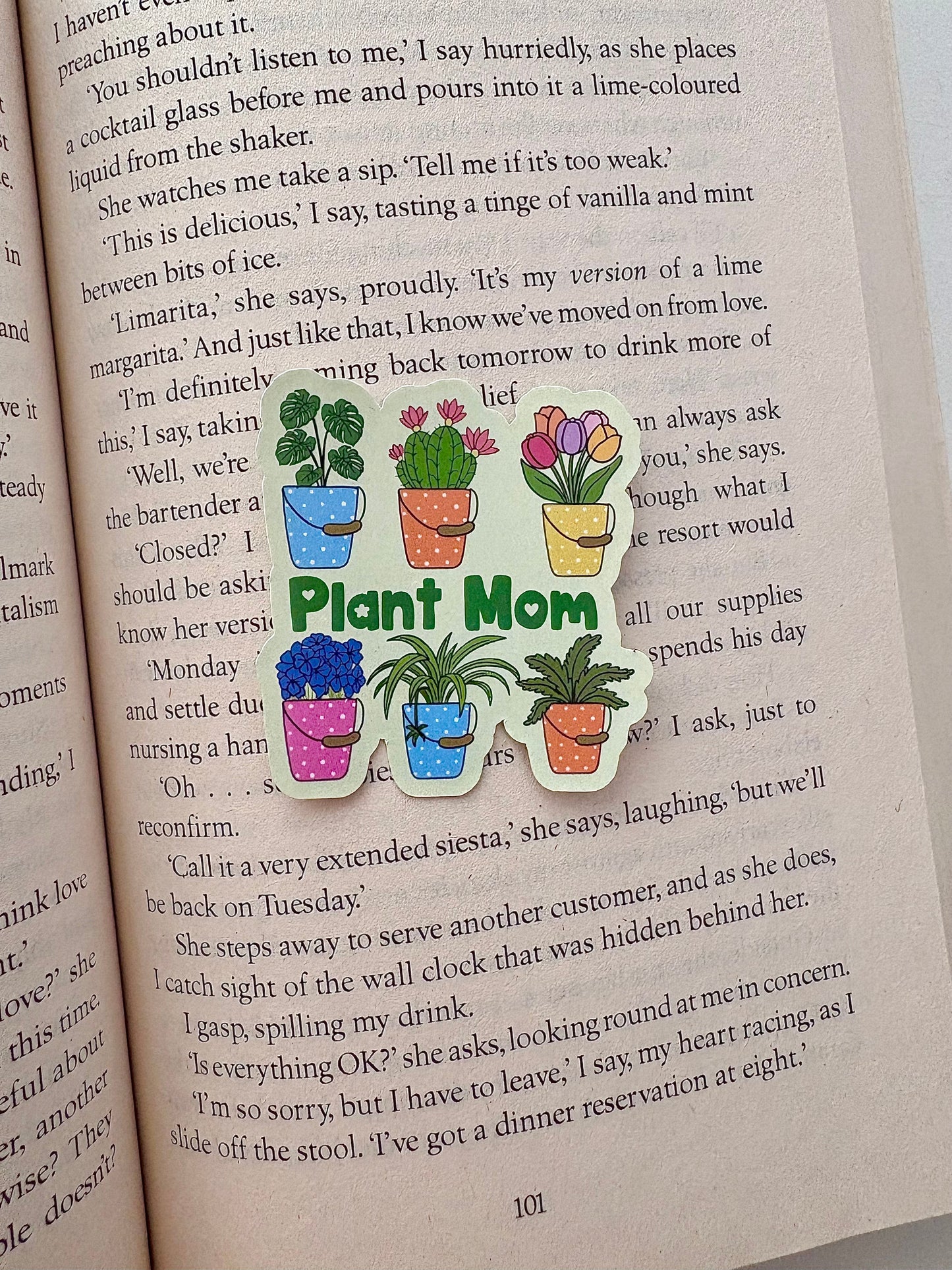Plant Mom sticker