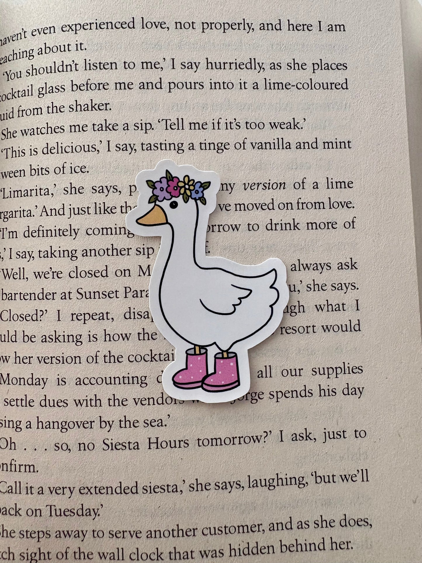 Spring Silly Goose Sticker