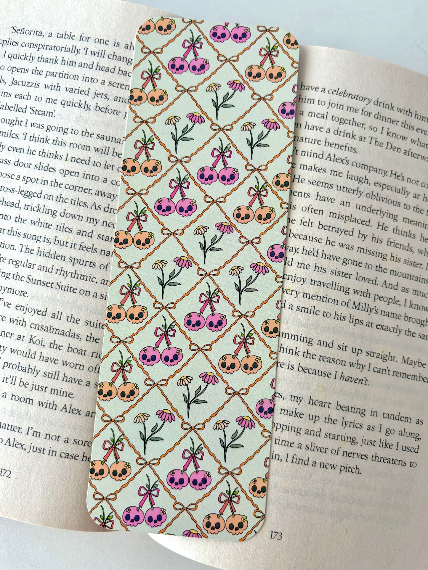 Springoween Coquette Bookmark