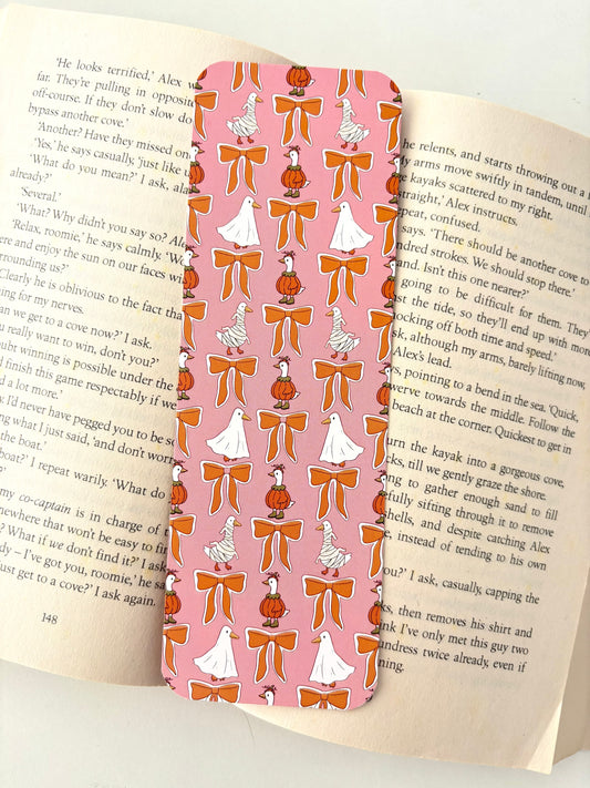 Coquette Spooky Goose Bookmark
