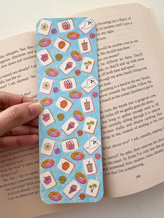 Summerween Mahjong Tiles Bookmark