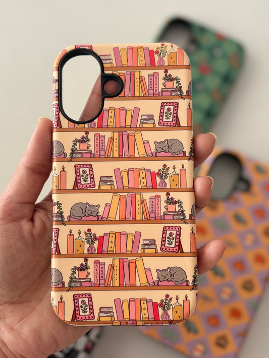 Bookshelf Phone Case
