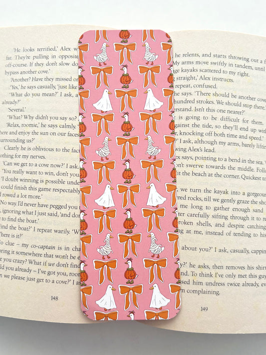 Coquette Spooky Goose Bookmark