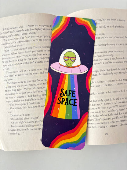 Big fan of human rights bookmark, Y’all means All bookmark, Safe space bookmark