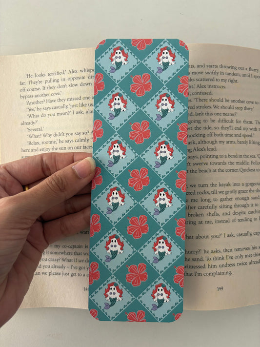 Mermaid Boo Bookmark, Ghostmaid Bookmark