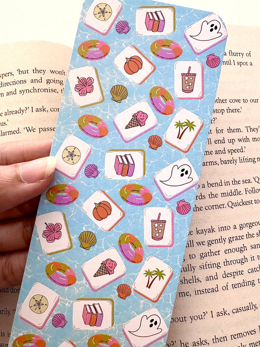 Summerween Mahjong Tiles Bookmark
