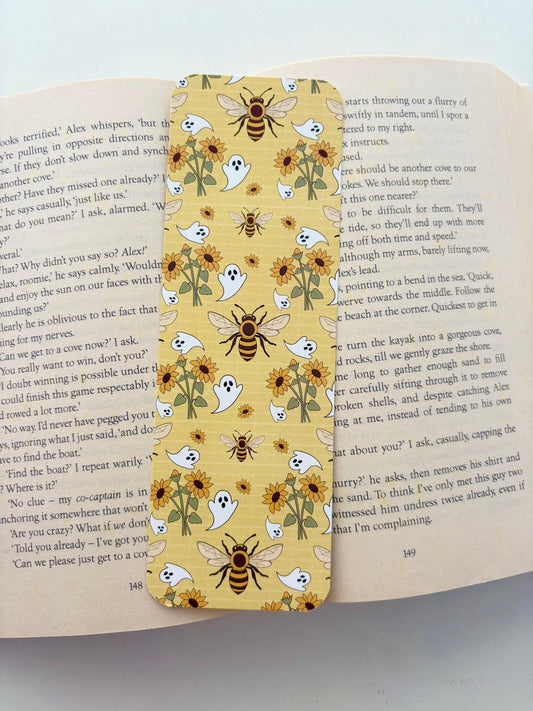 Boos, Bees, and Sunflowers Bookmark