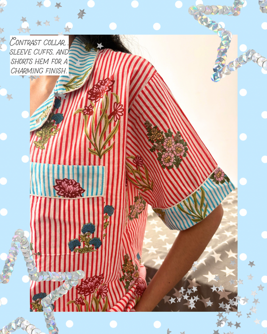 Wildflower PJ Shorts Set