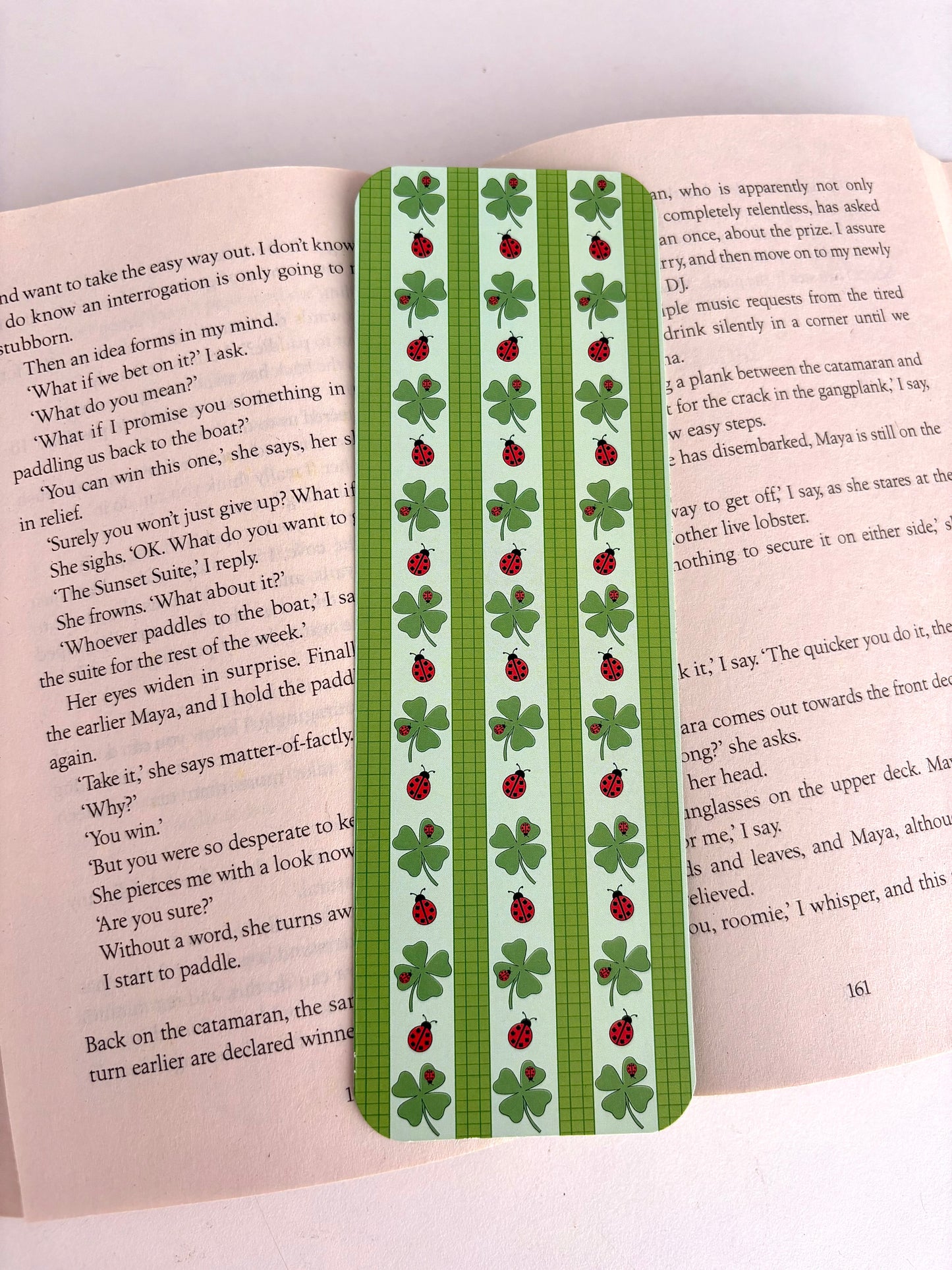 St. Patrick’s lady bug bookmark, Silly goose bookmark