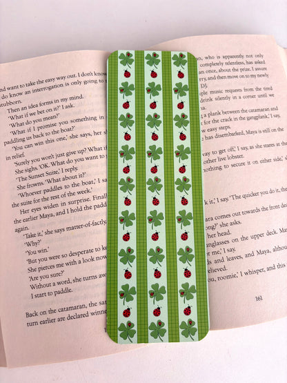St. Patrick’s lady bug bookmark, Silly goose bookmark