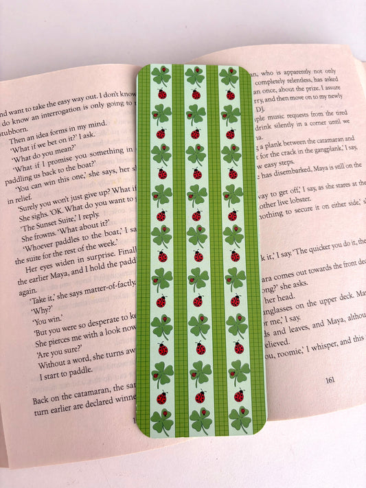 St. Patrick’s lady bug bookmark, Silly goose bookmark