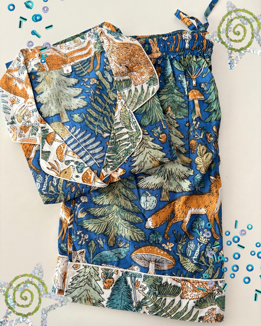 Cottagecore PJ Shorts Set
