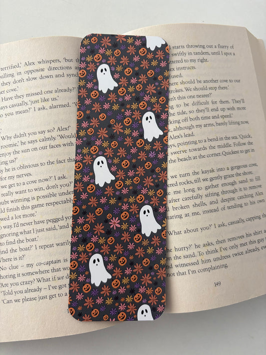 Ghosts Ditsy Floral Bookmark