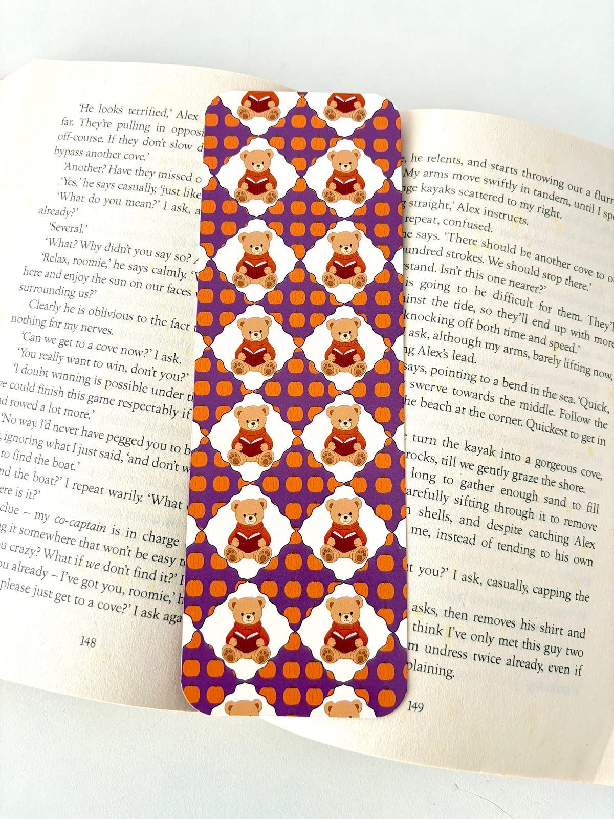 Autumn Teddy Bookmark