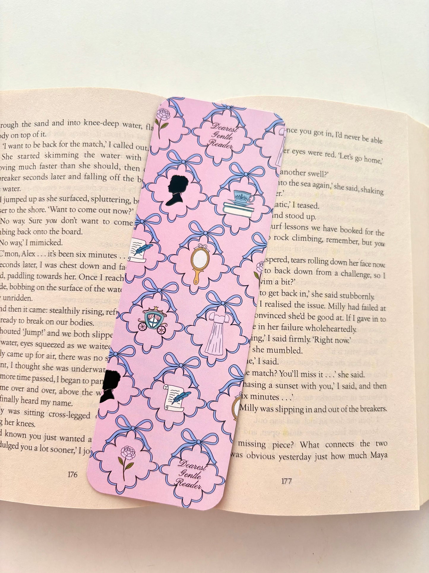 Pack of 2 Bridgértòn bookmarks, Regency Bookmarks