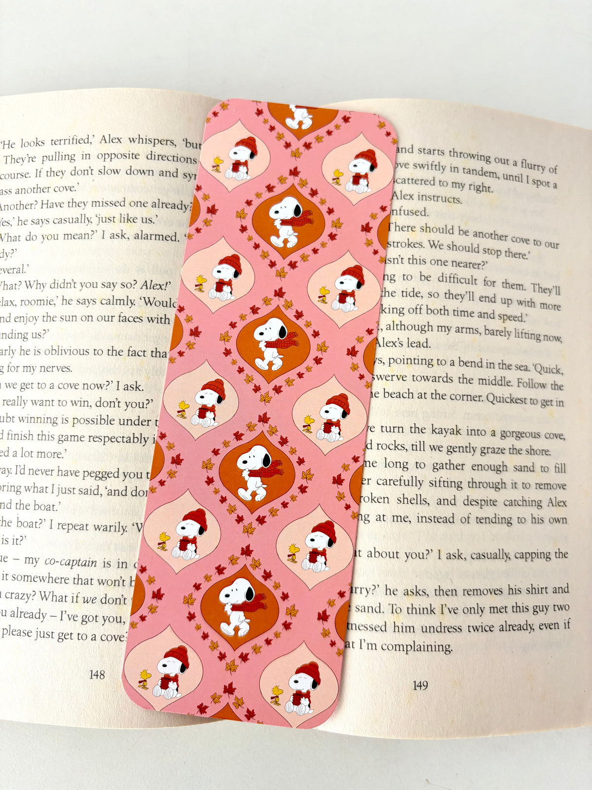 Autumn Snòopy Bookmark