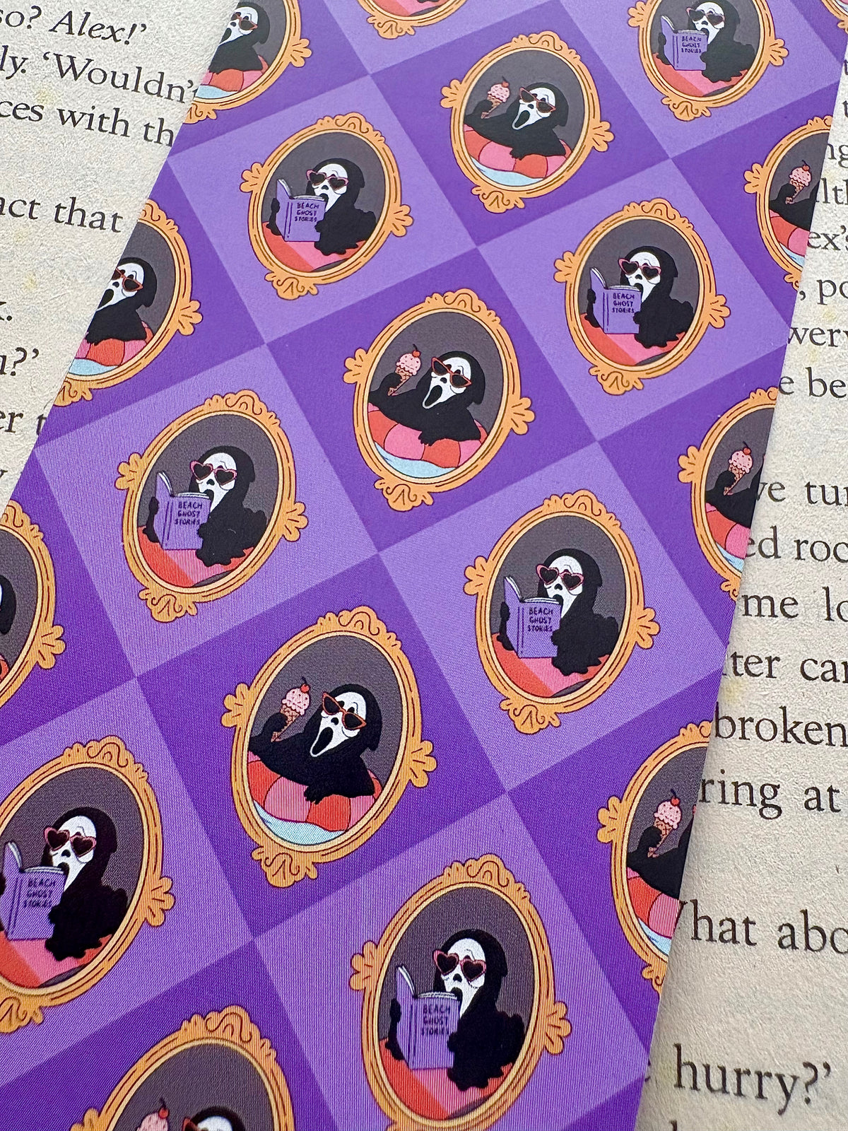 Scream Frames Bookmark, Ghostface Potraits Bookmark