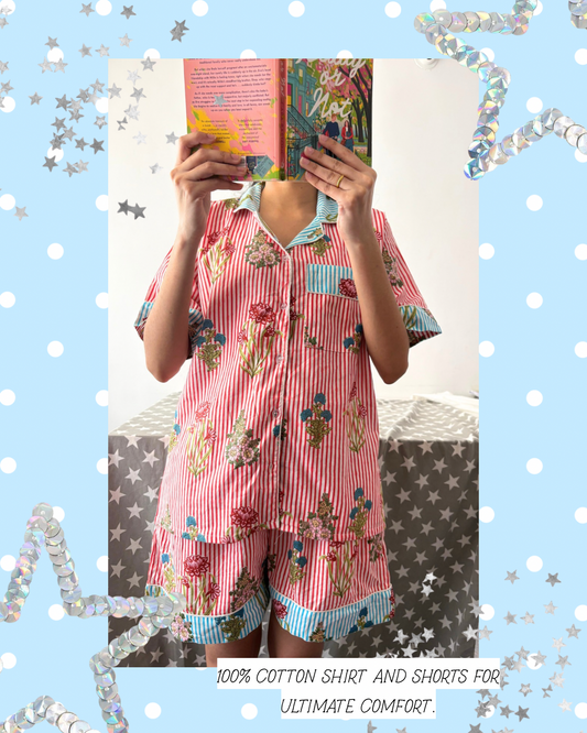 Wildflower PJ Shorts Set