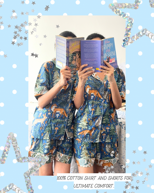Cottagecore PJ Shorts Set