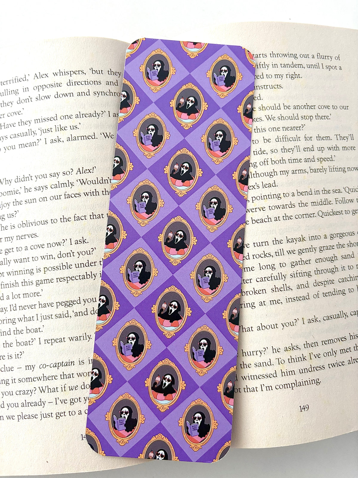 Scream Frames Bookmark, Ghostface Potraits Bookmark