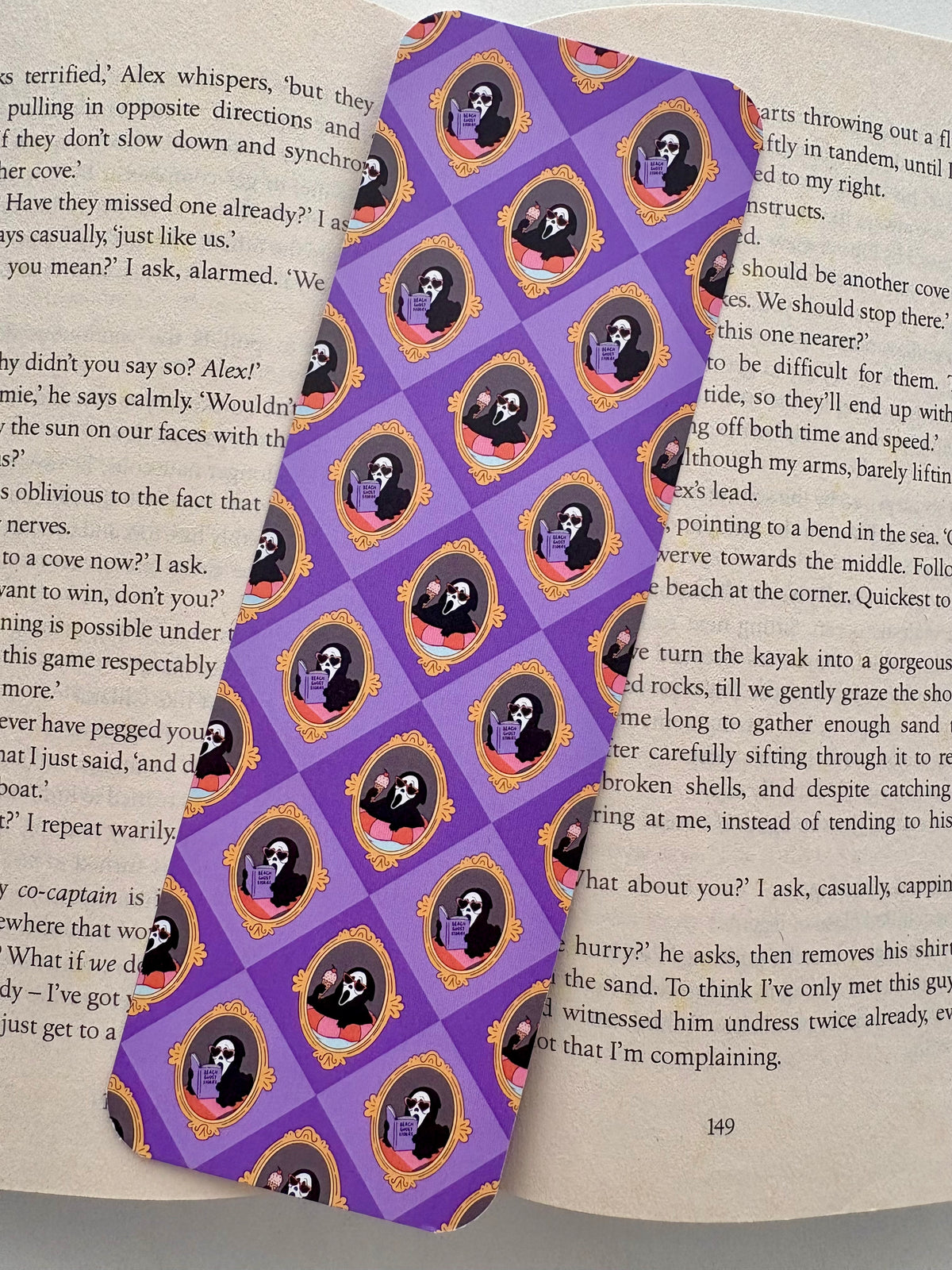Scream Frames Bookmark, Ghostface Potraits Bookmark