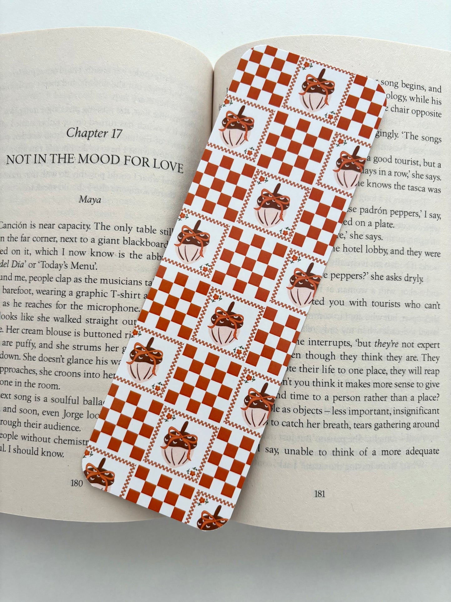Autumn acorn bookmark, Pumpkin bow Pattern bookmark, Pumpkin flowers patchwork bookmark