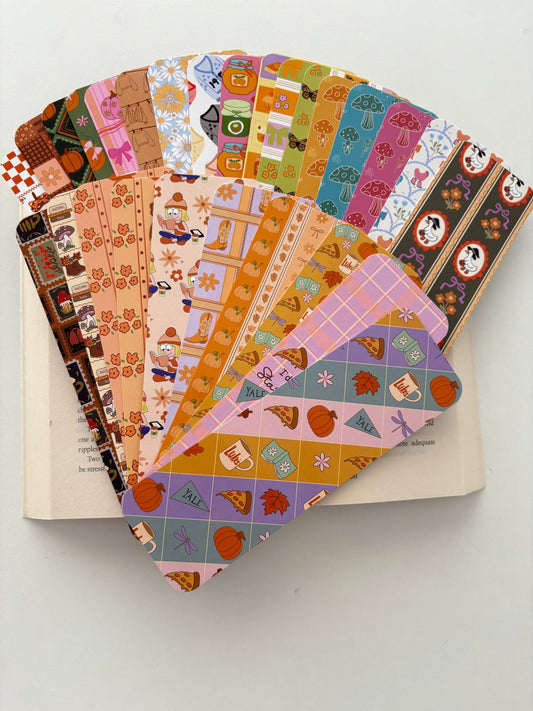 Autumn / Fall bookmark bundle,Pack of 27