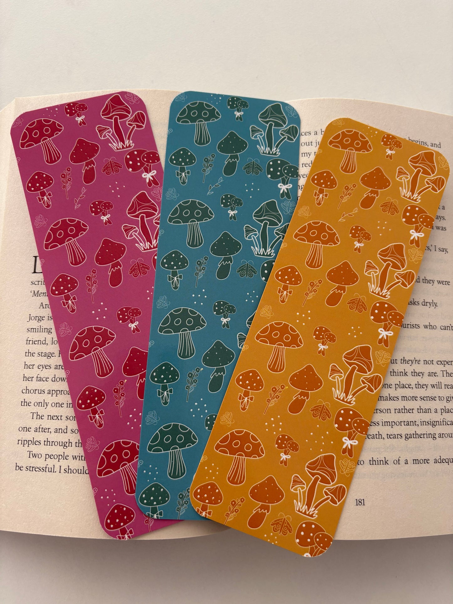 Cottagecore bookmarks (pack of 3)