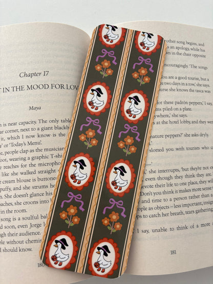 Chickens bookmark, silly goose bookmark