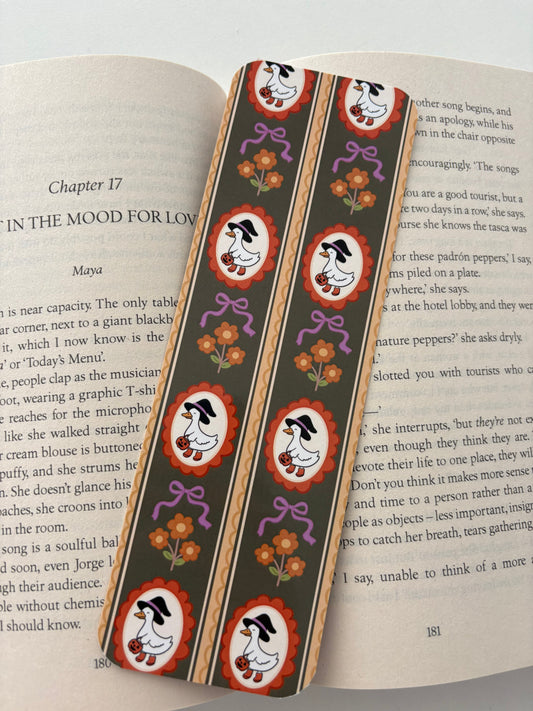 Chickens bookmark, silly goose bookmark