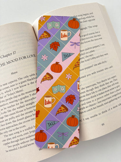 Gílmore girls pattern bookmark, stars hòllow bookmark, Gílmore stripes bookmark