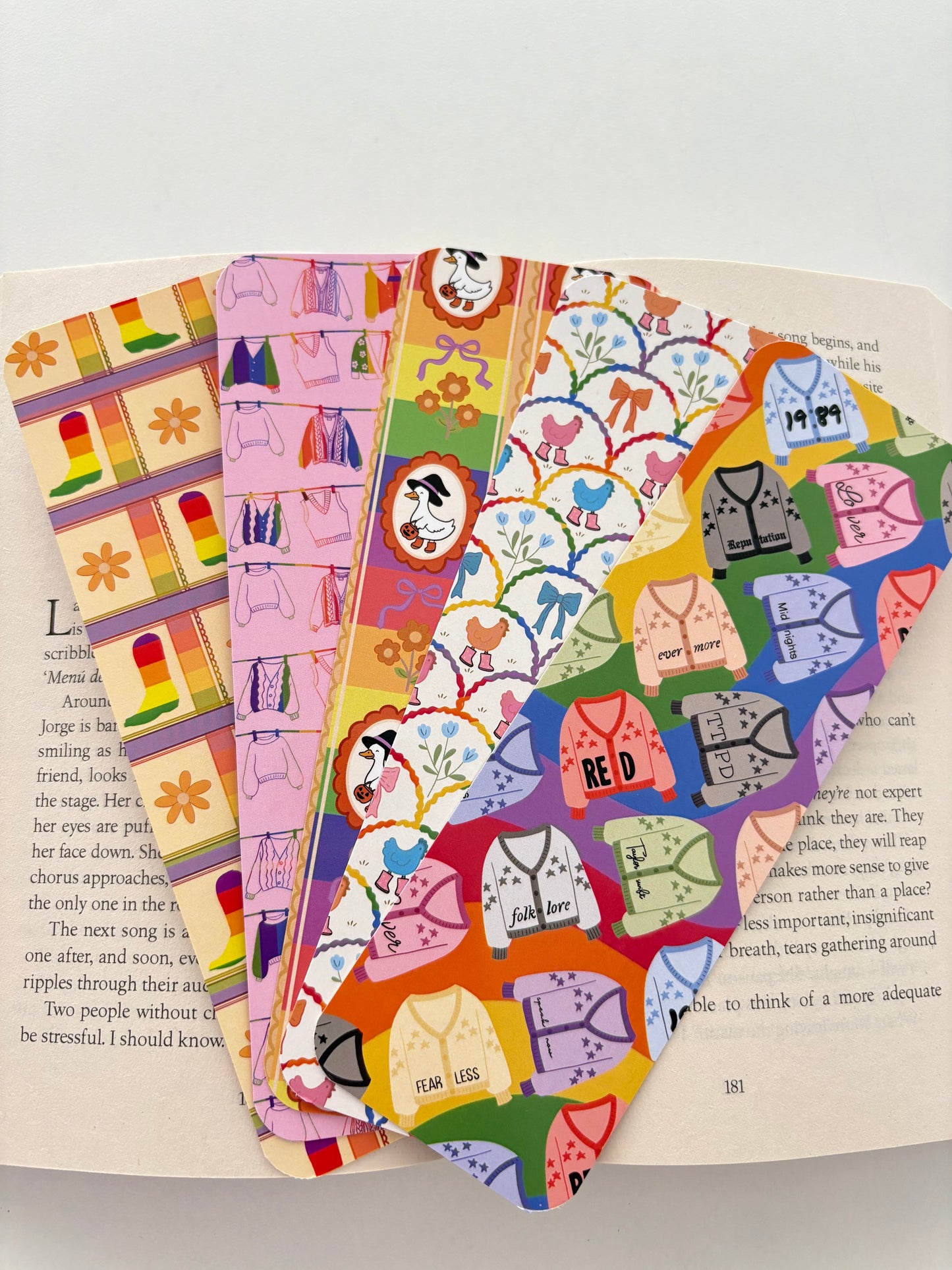 Pride fall bookmark bundle, Pack of 5