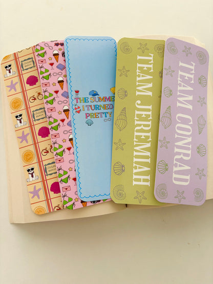 Tsitp bookmarks, the summer I turned pretty bookmarks