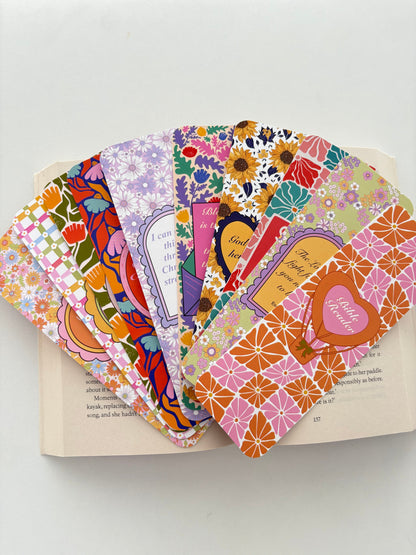 Bible Verse bookmarks, Christian bookmarks, Faith based bookmarks ( bookmark bundle, pack of 10)