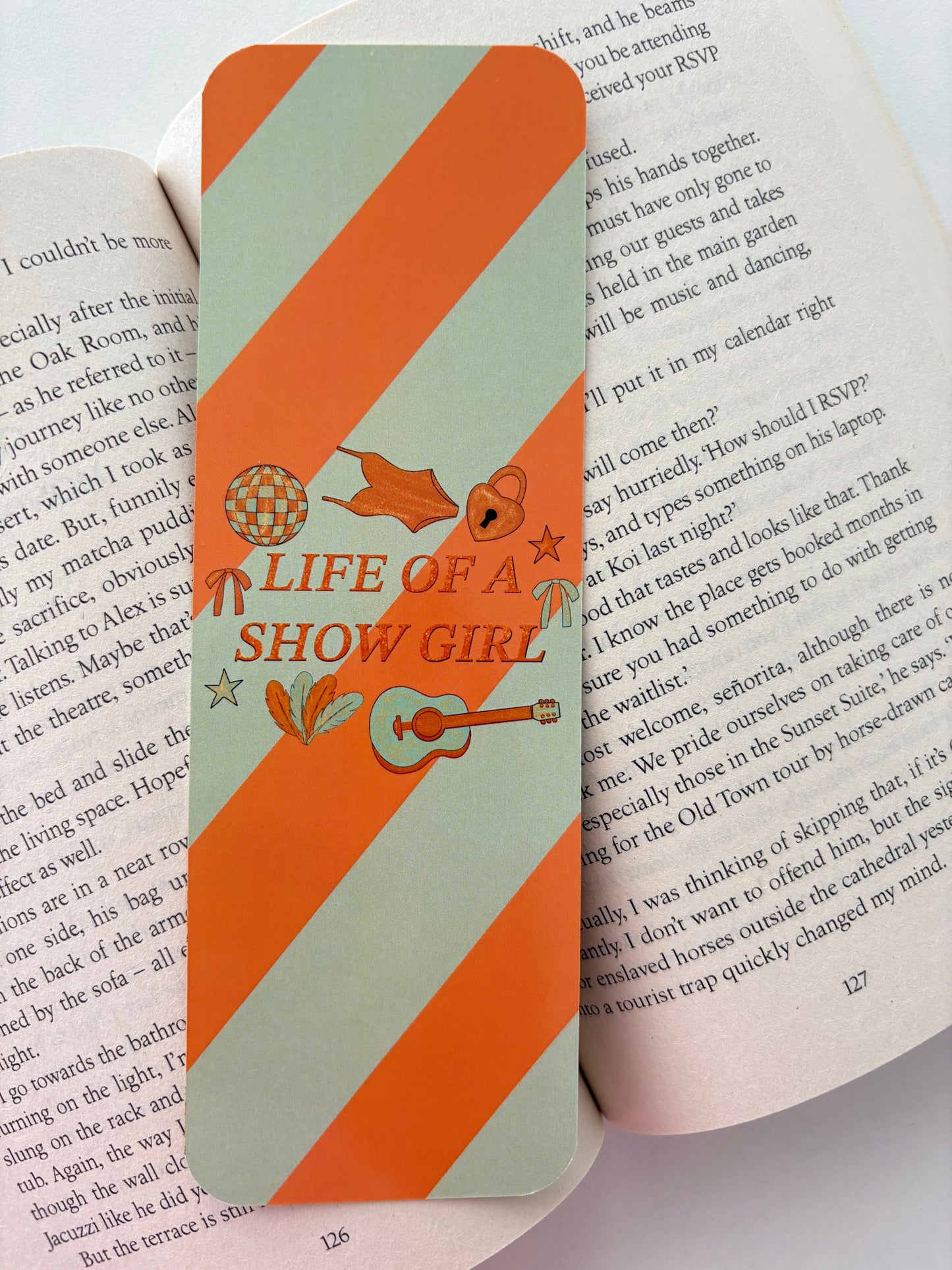 The Life Of A ShowGirl bookmarks, pack of 3