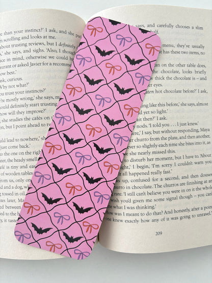 Coquette bat bookmark, Coquette butterfly bookmark