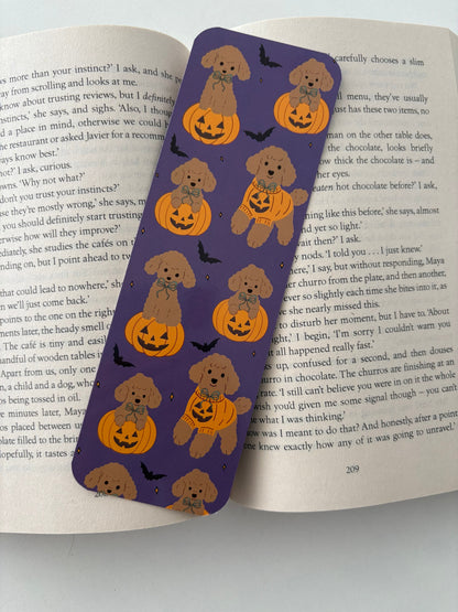 Spooky cat bookmark, Spooky dog bookmark